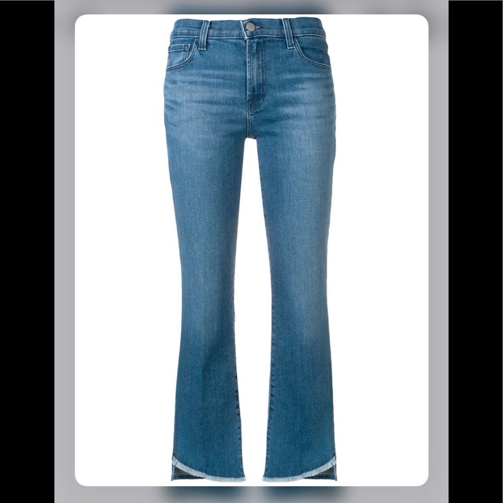 J Brand Blue Wide Leg Jeans
